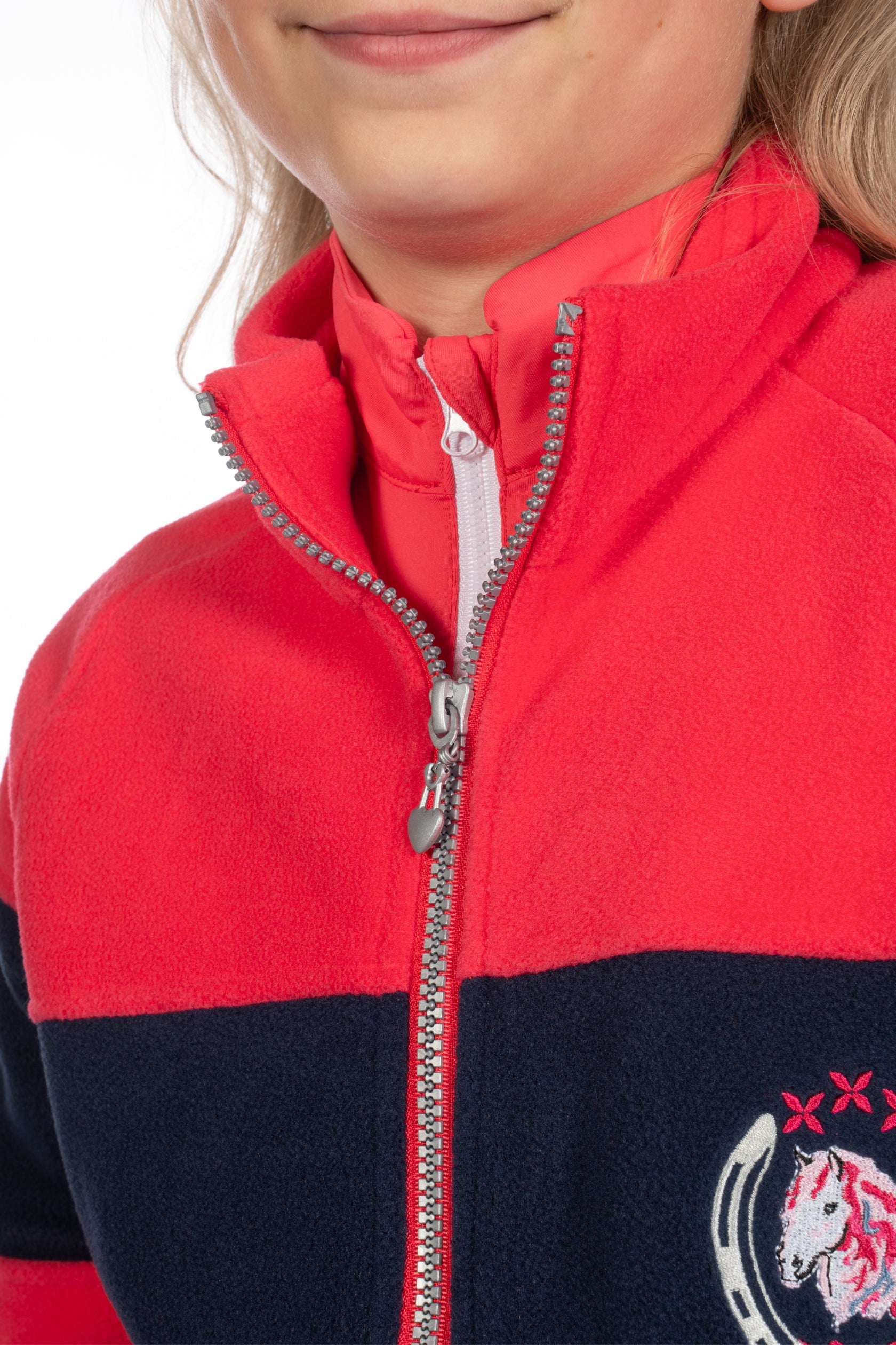 Fleece jacket Aymee 6000 smokey blue / EU146-152/age 9-11