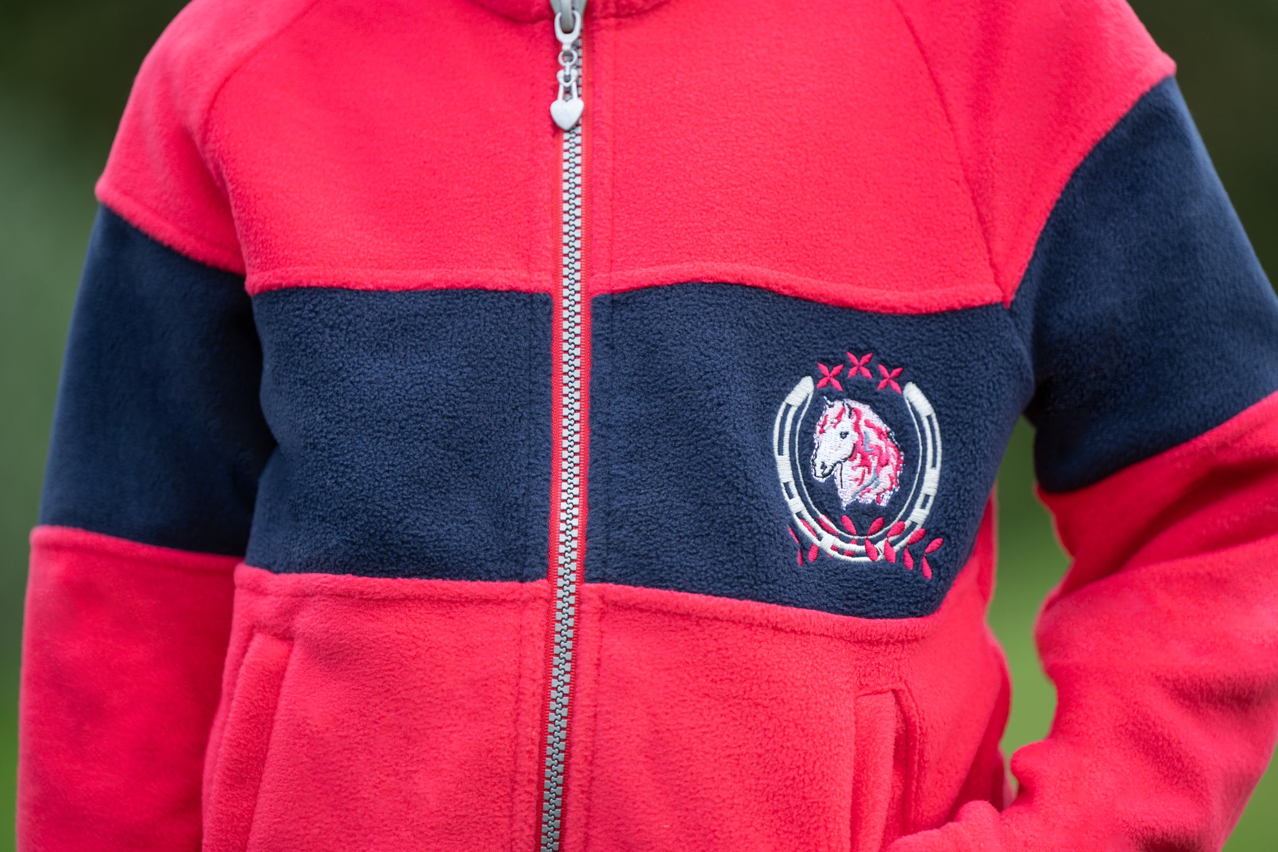 Fleece jacket Aymee 6000 smokey blue / EU146-152/age 9-11