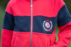 Fleece jacket Aymee 6000 smokey blue / EU146-152/age 9-11