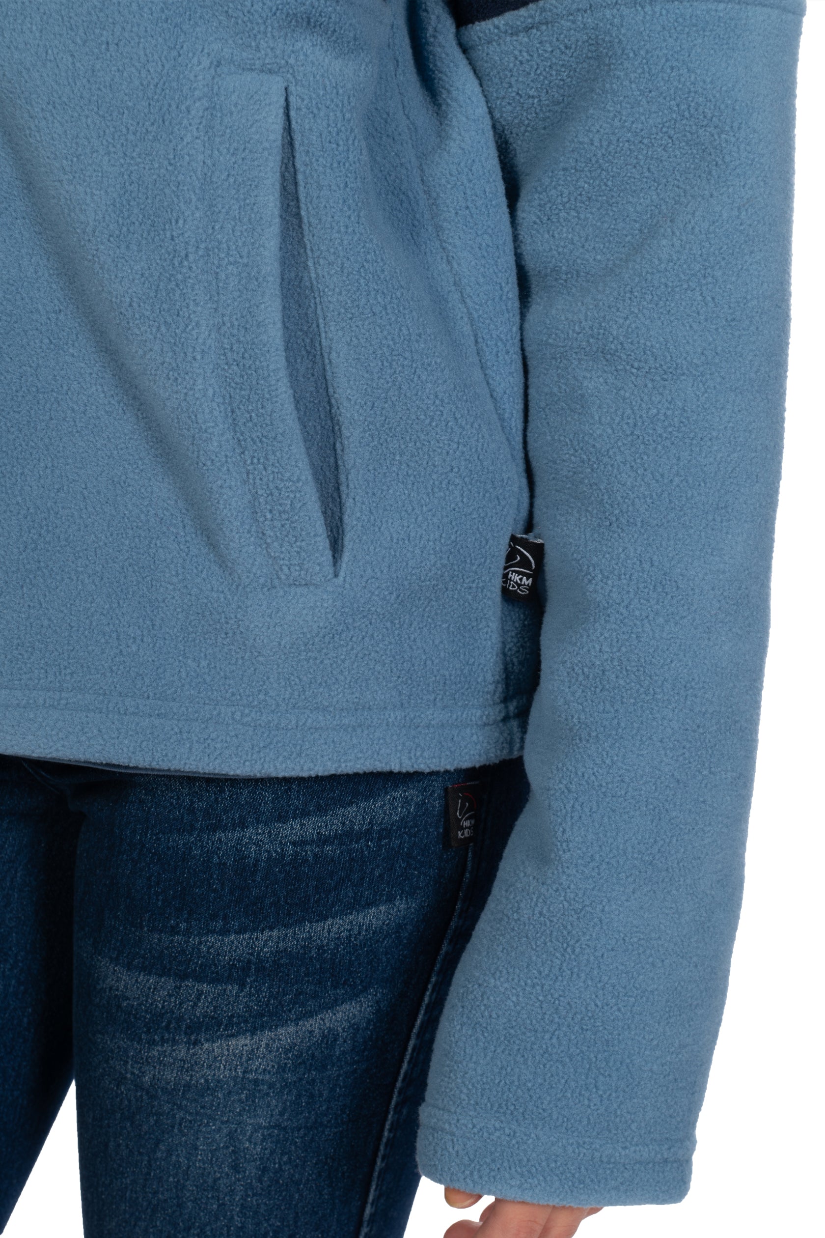 Fleece jacket -Aymee- 6000 smokey blue / EU146-152/age 9-11