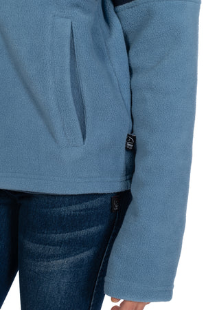 Fleece jacket -Aymee- 6000 smokey blue / EU146-152/age 9-11