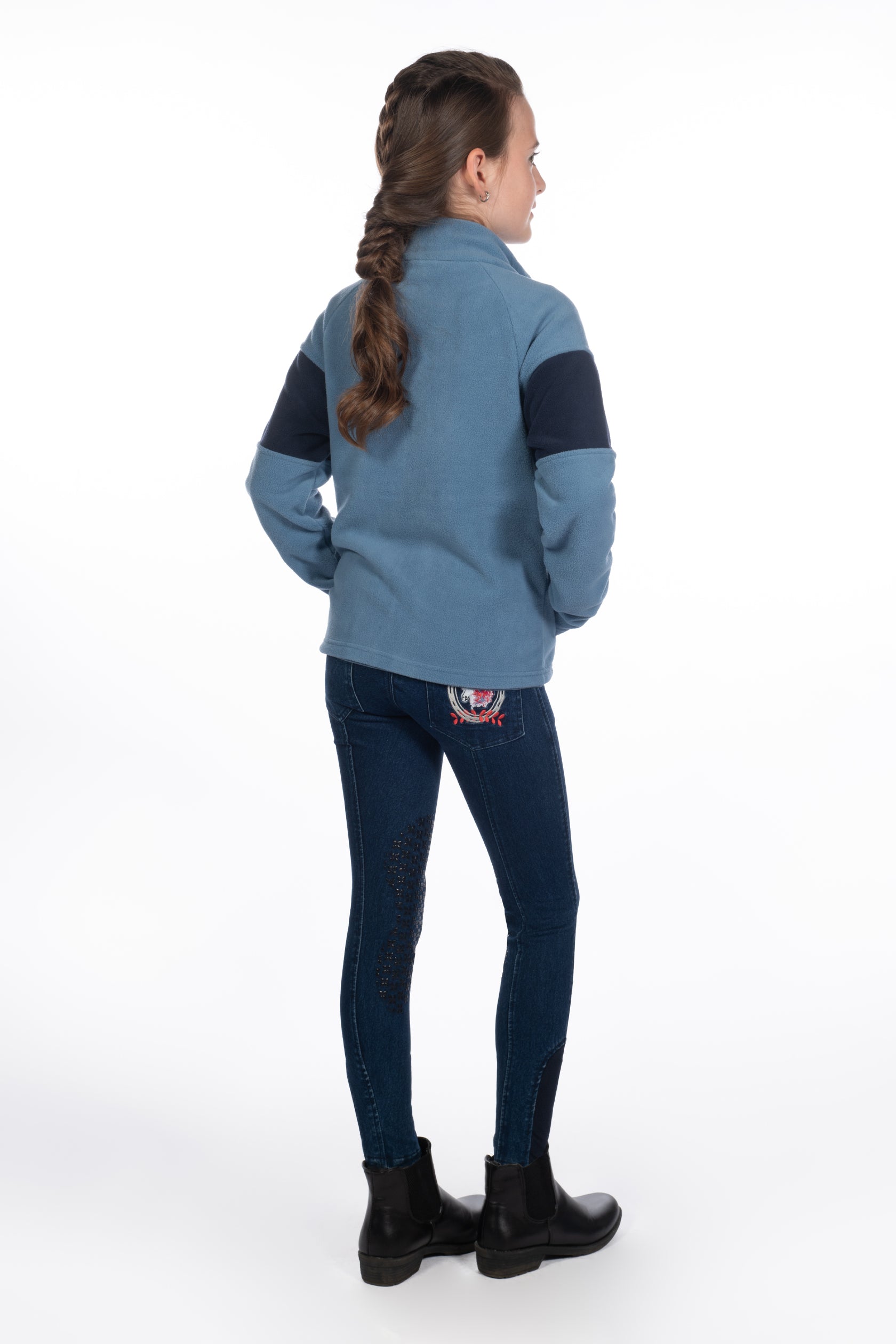 Fleece jacket -Aymee- 6000 smokey blue / EU146-152/age 9-11