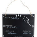 Stable name plate Hobby Horsing 9100 black / piece