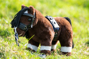 Lunge set -Cuddle Pony- 9100 black / pcs.