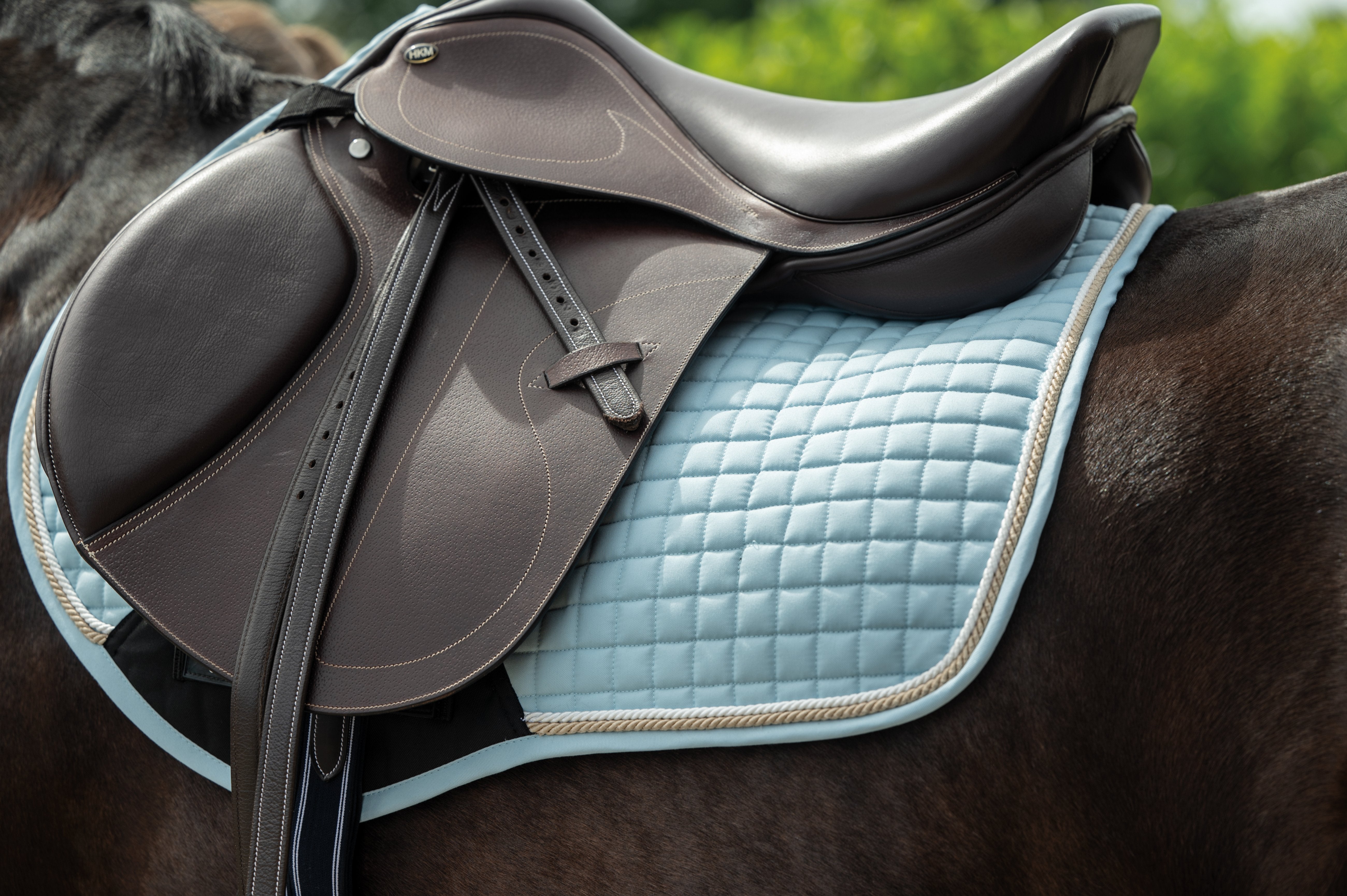 Saddle cloth -Essentials- 6301 light blue / Pony dressage