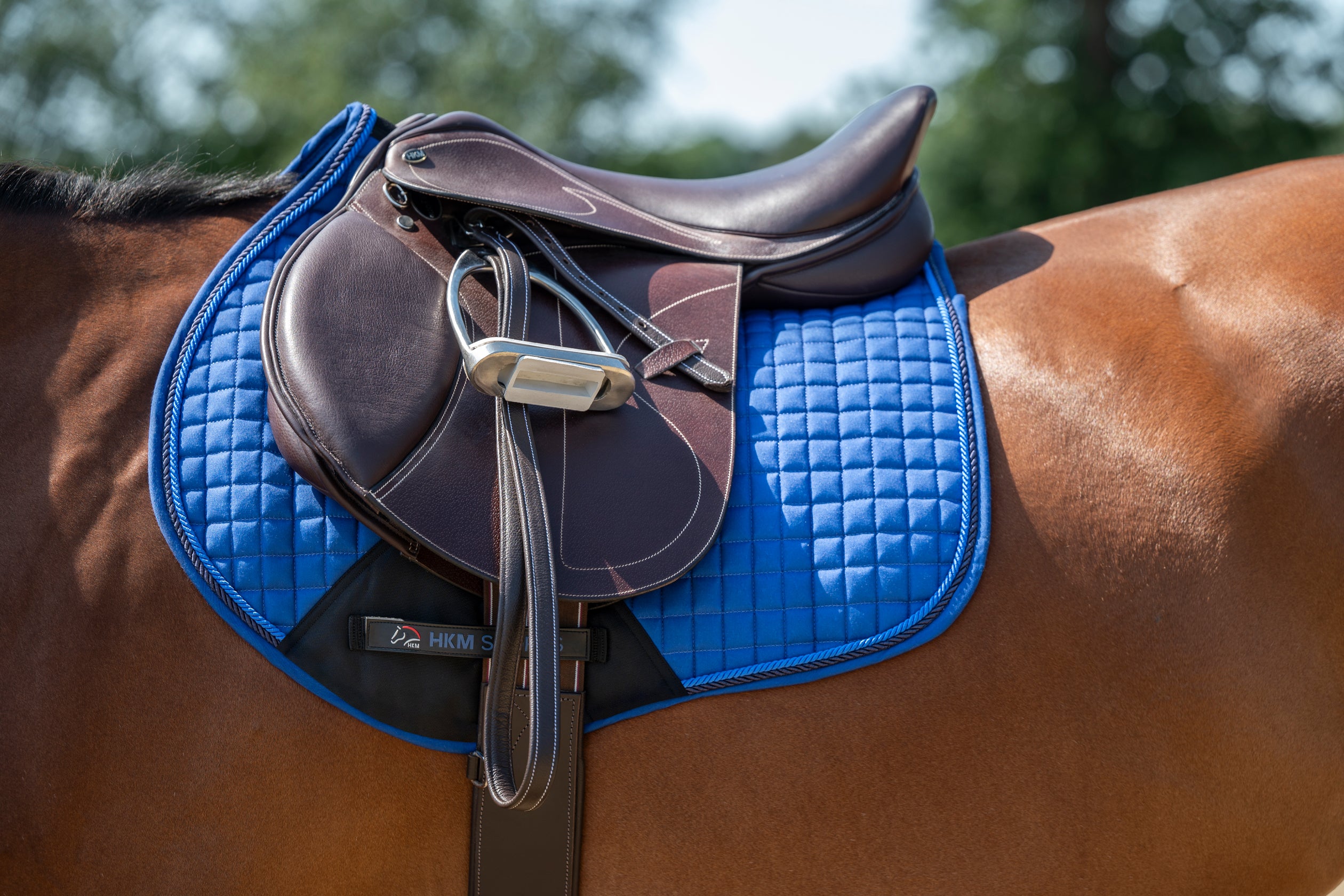 Saddle cloth -Essentials- 6801 royal blue / Pony dressage