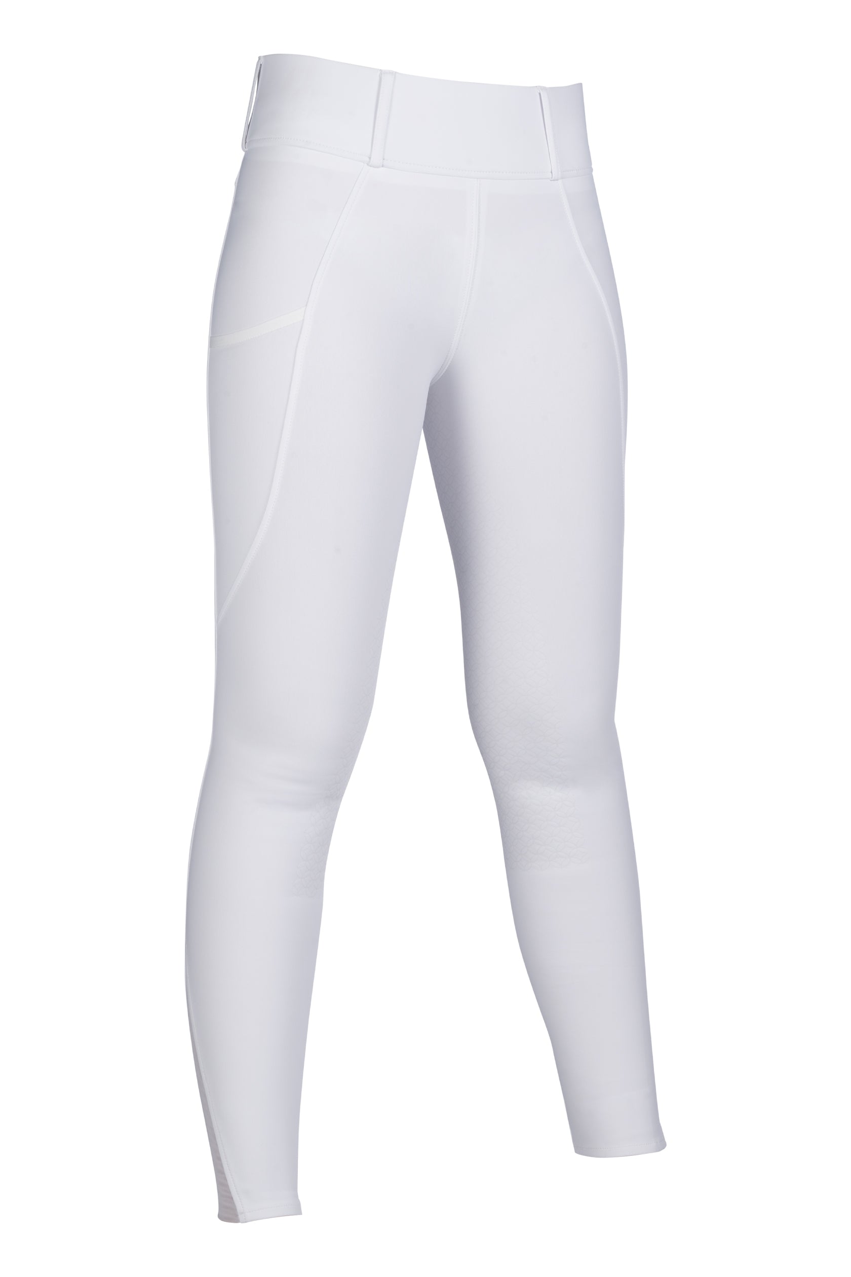 Riding leggings Lisa silicone full seat 1200 white / EU122-128/age 6-7