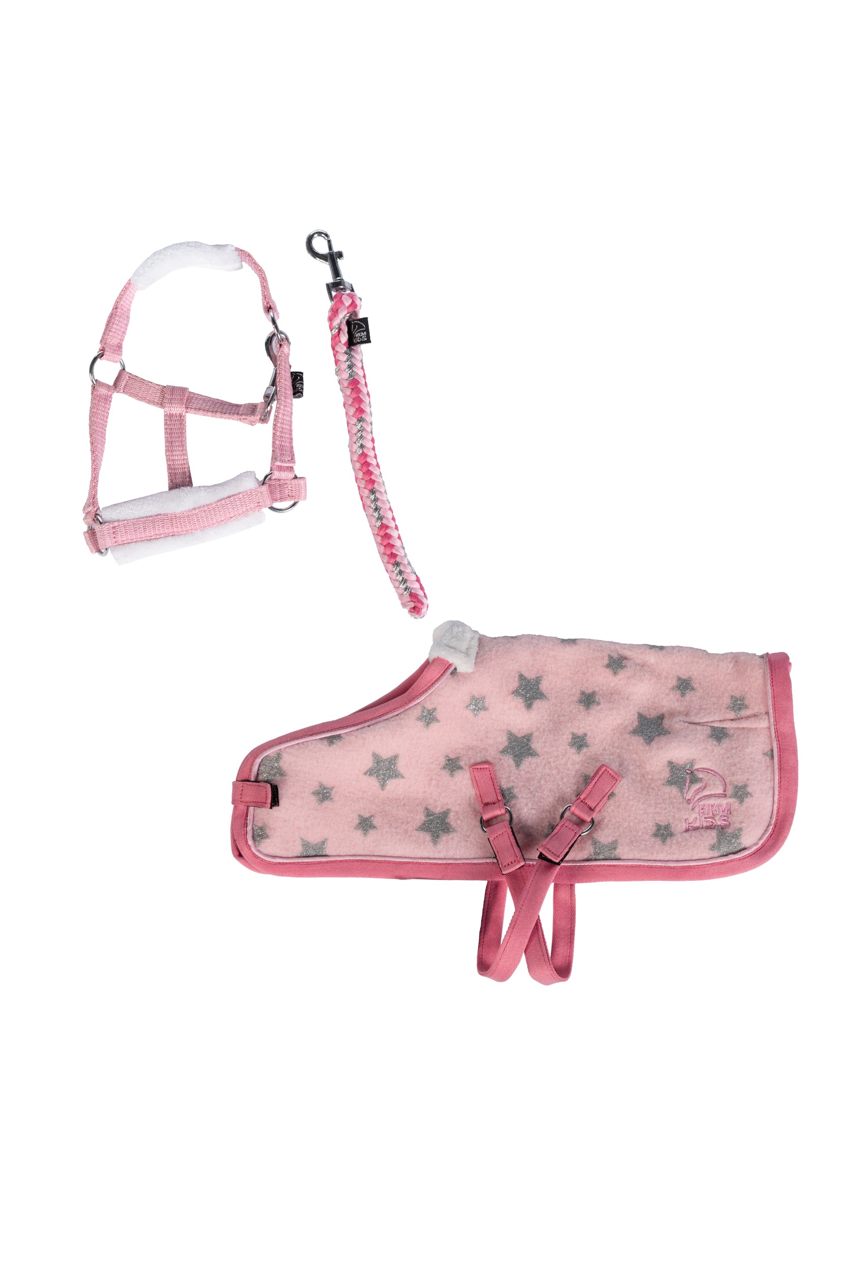 Star set -Cuddle Pony- 8328 rose with stars design / pcs.