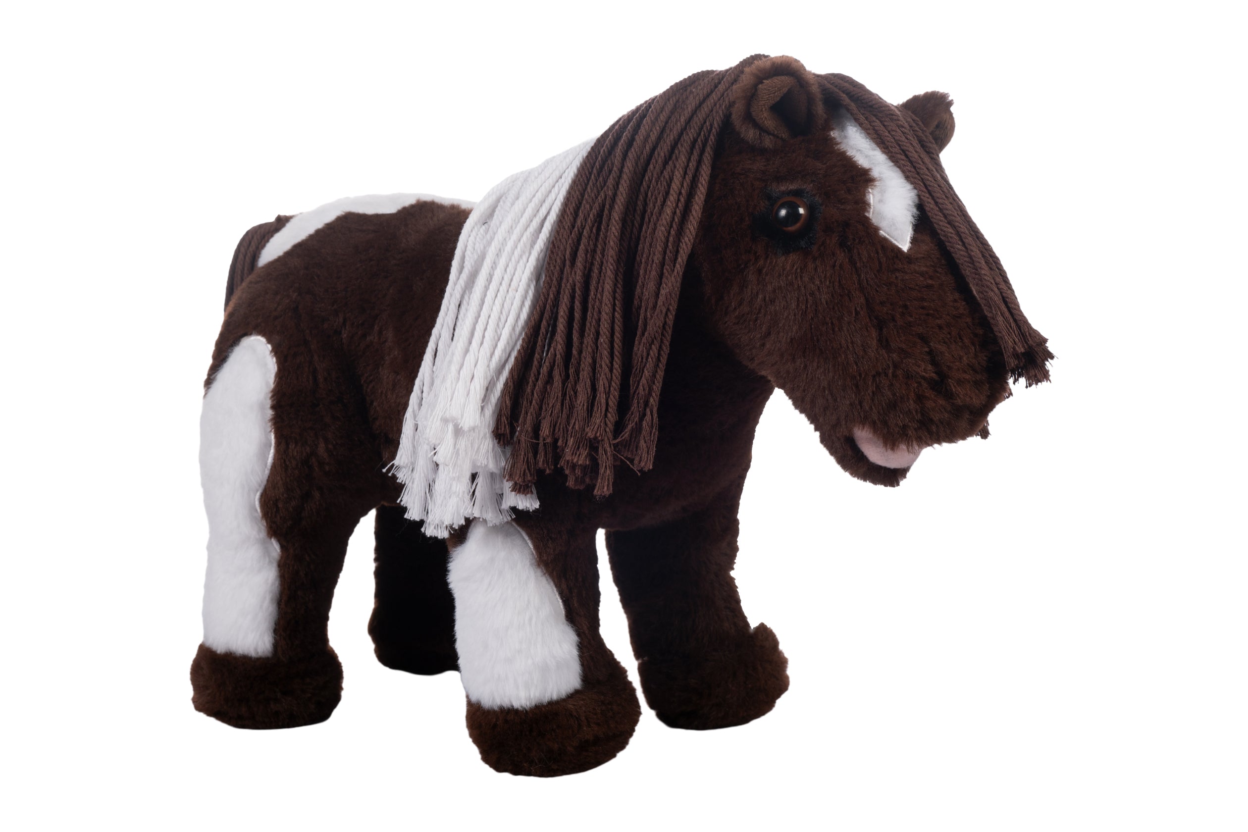 Pinto -Cuddle Pony- 2412 brown/white / pcs.