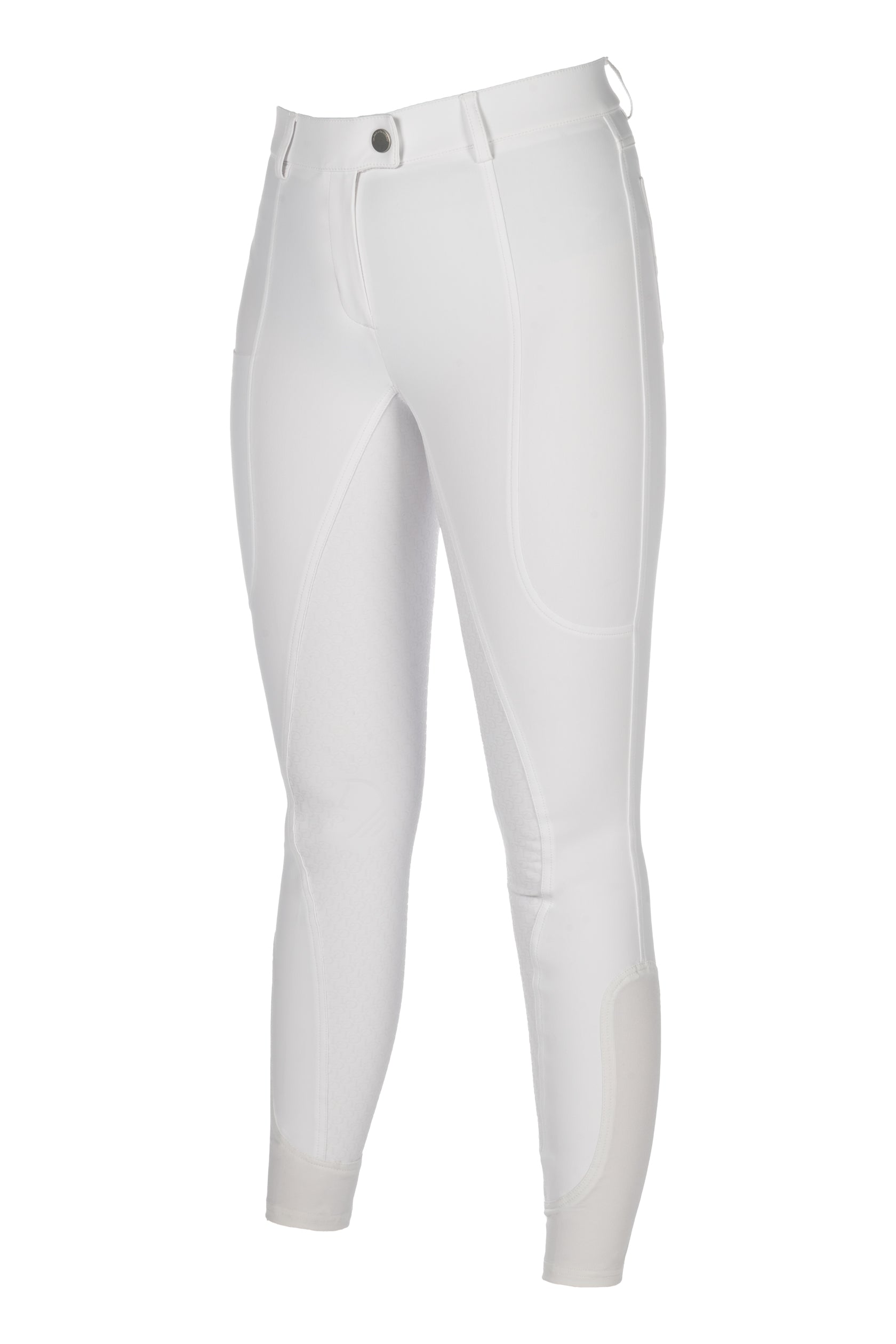 riding breeches -amalfi- silicone full seat 1200 white / EU46/UK36/US34