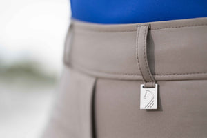 Riding leggings -Amalfi- silicone full seat 2900 taupe / EU170-176/age 13-15