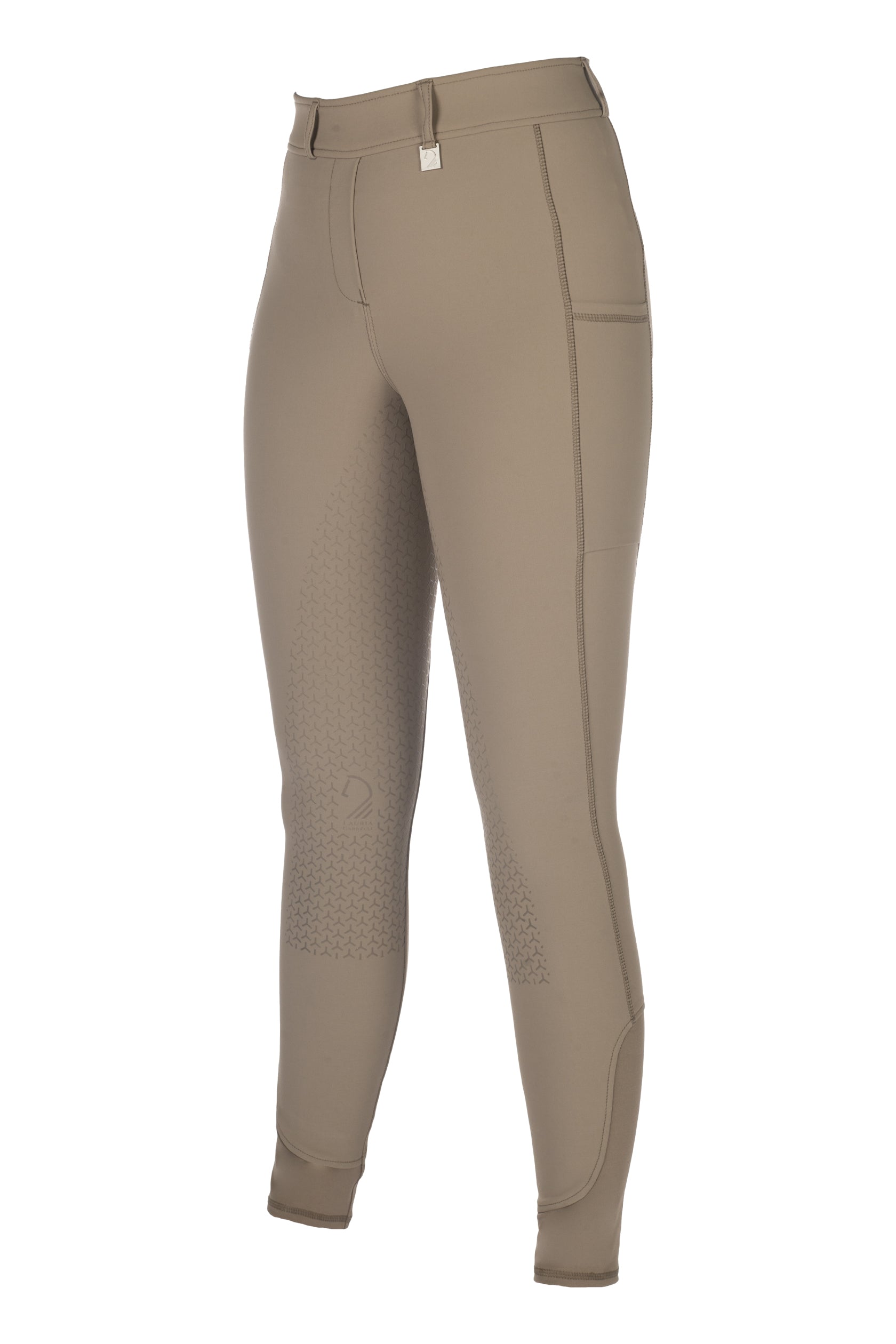 riding leggings -amalfi- silicone full seat 2900 taupe / EU170-176/age 13-15