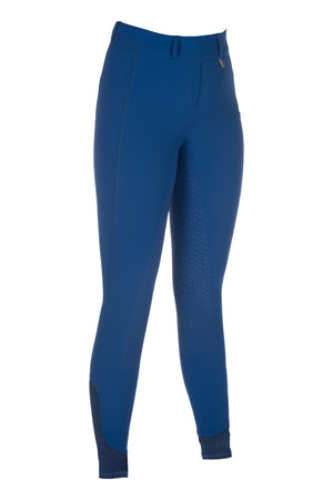 Riding leggings -Amalfi- silicone full seat 6801 royal blue / EU170-176/age 13-15