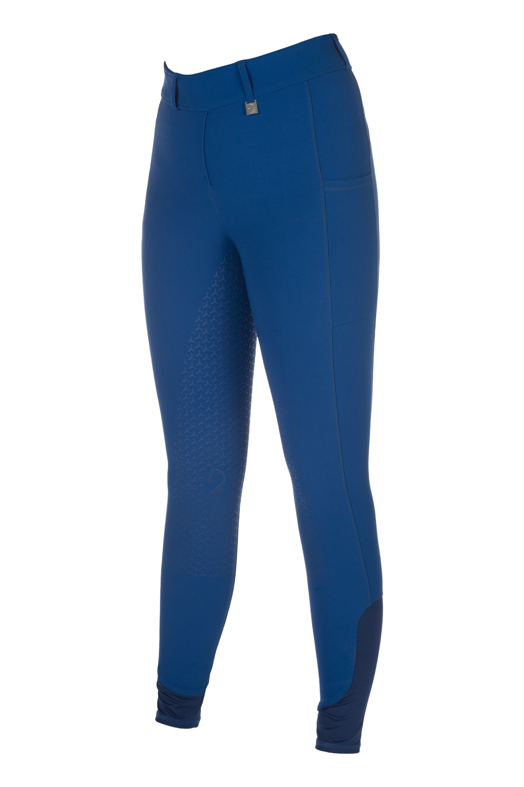 Riding leggings -Amalfi- silicone full seat 6801 royal blue / EU170-176/age 13-15