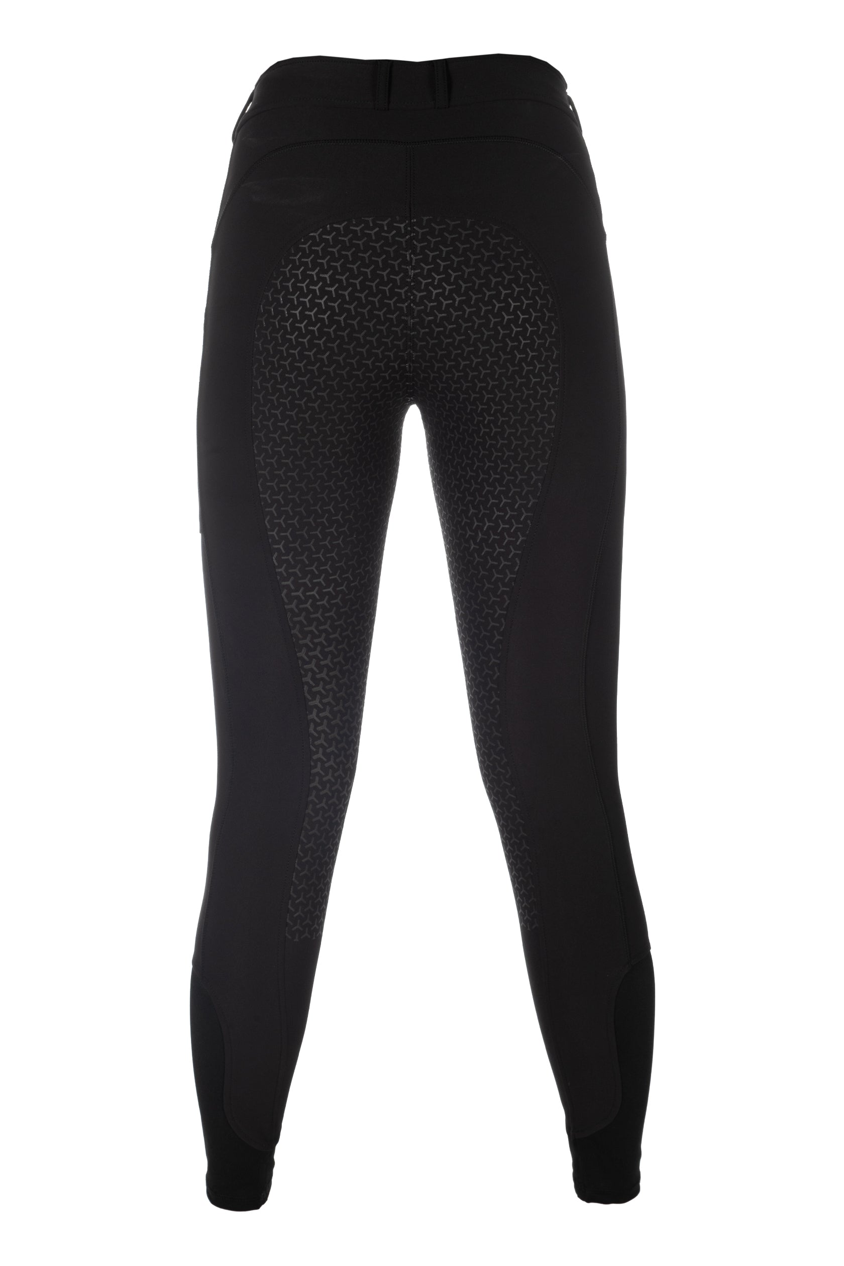 Riding leggings -Amalfi- silicone full seat 9100 black / EU170-176/age 13-15