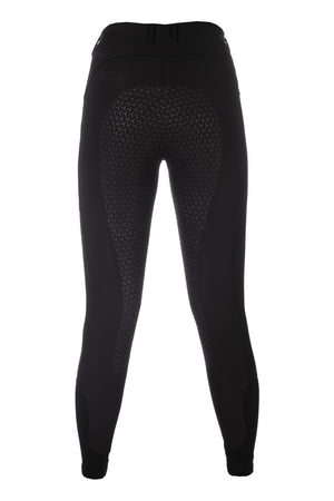 Riding leggings -Amalfi- silicone full seat 9100 black / EU170-176/age 13-15