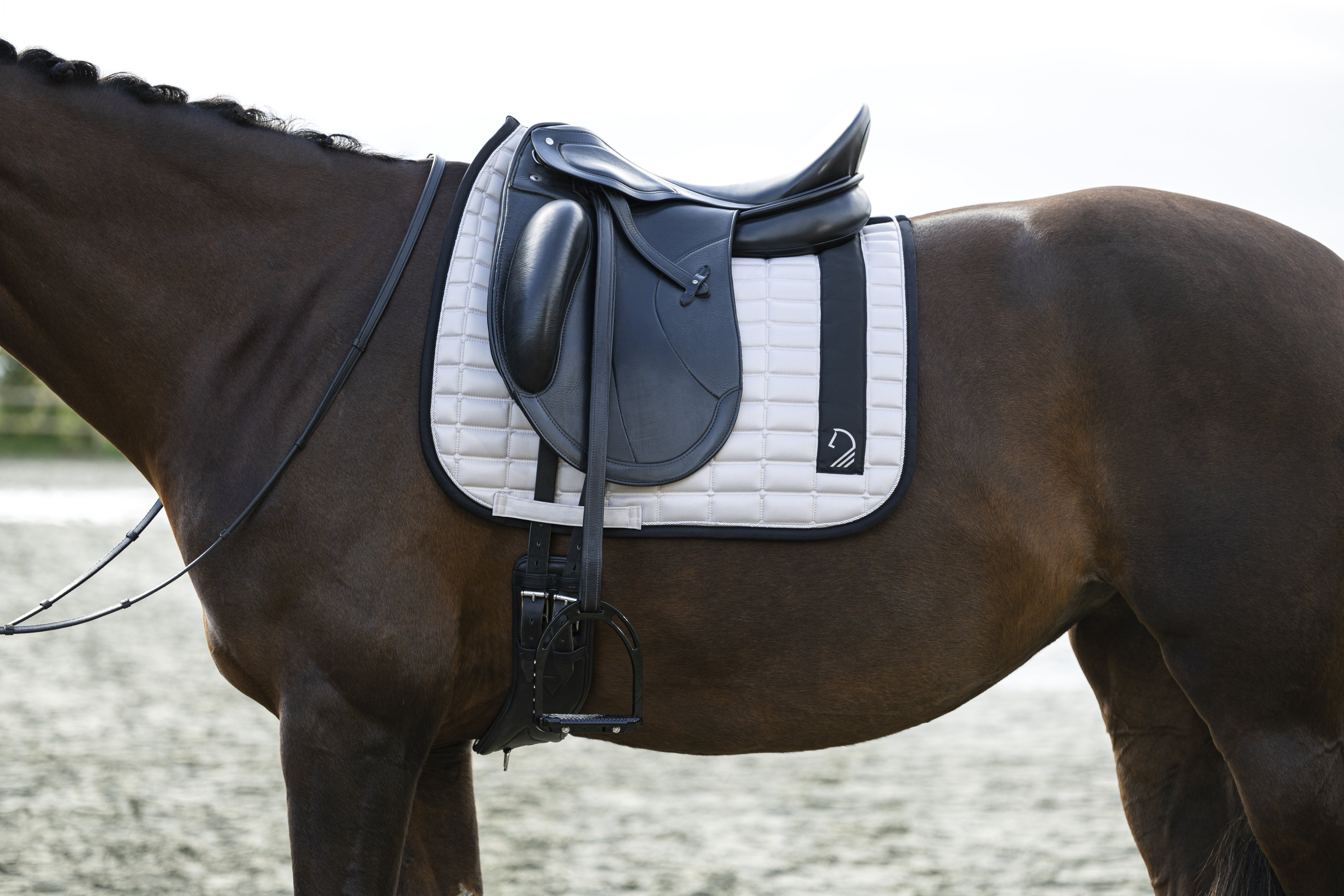 Saddle cloth -Amalfi- 2500 beige / Pony dressage