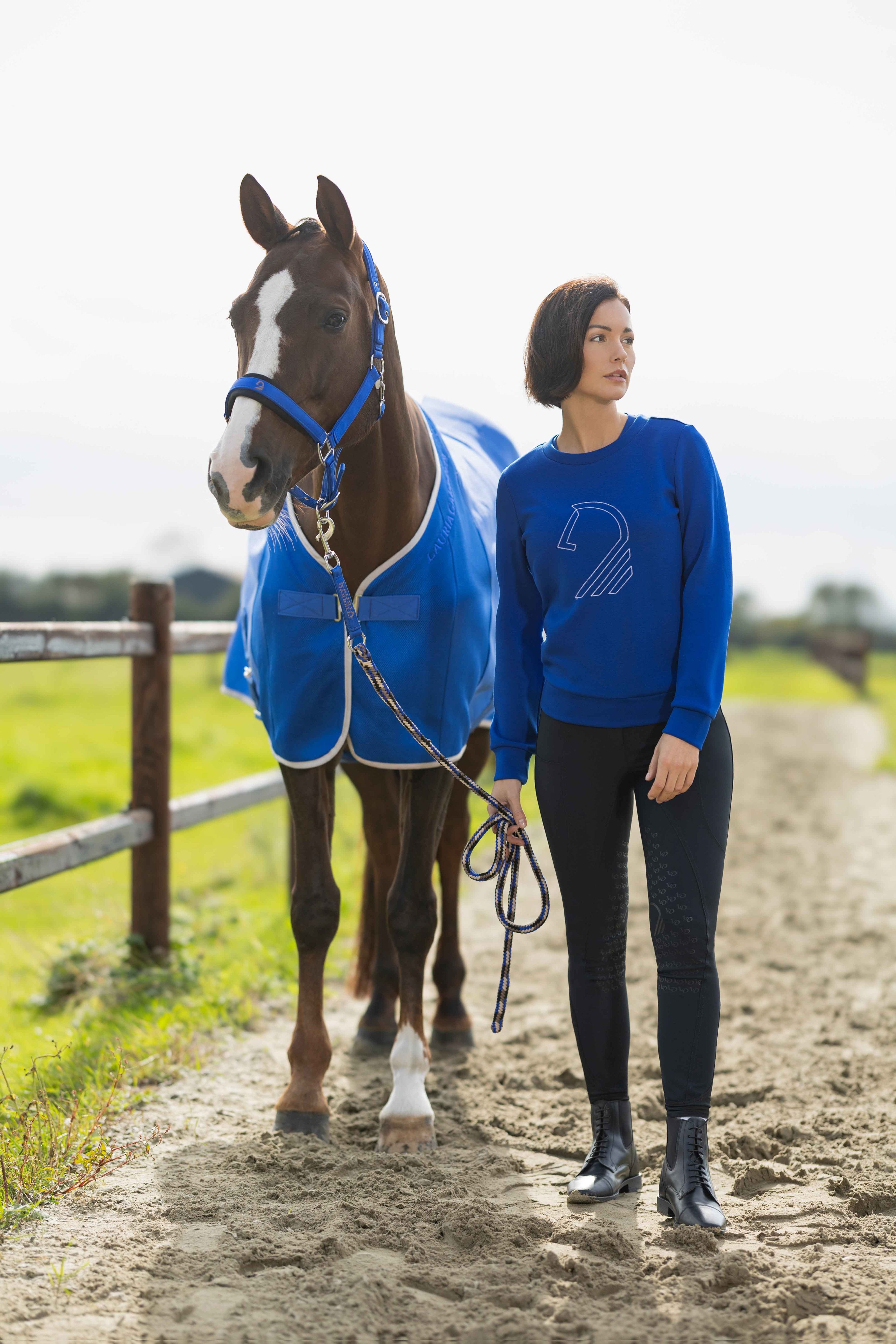 head collar -amalfi- 6500 blue / Full