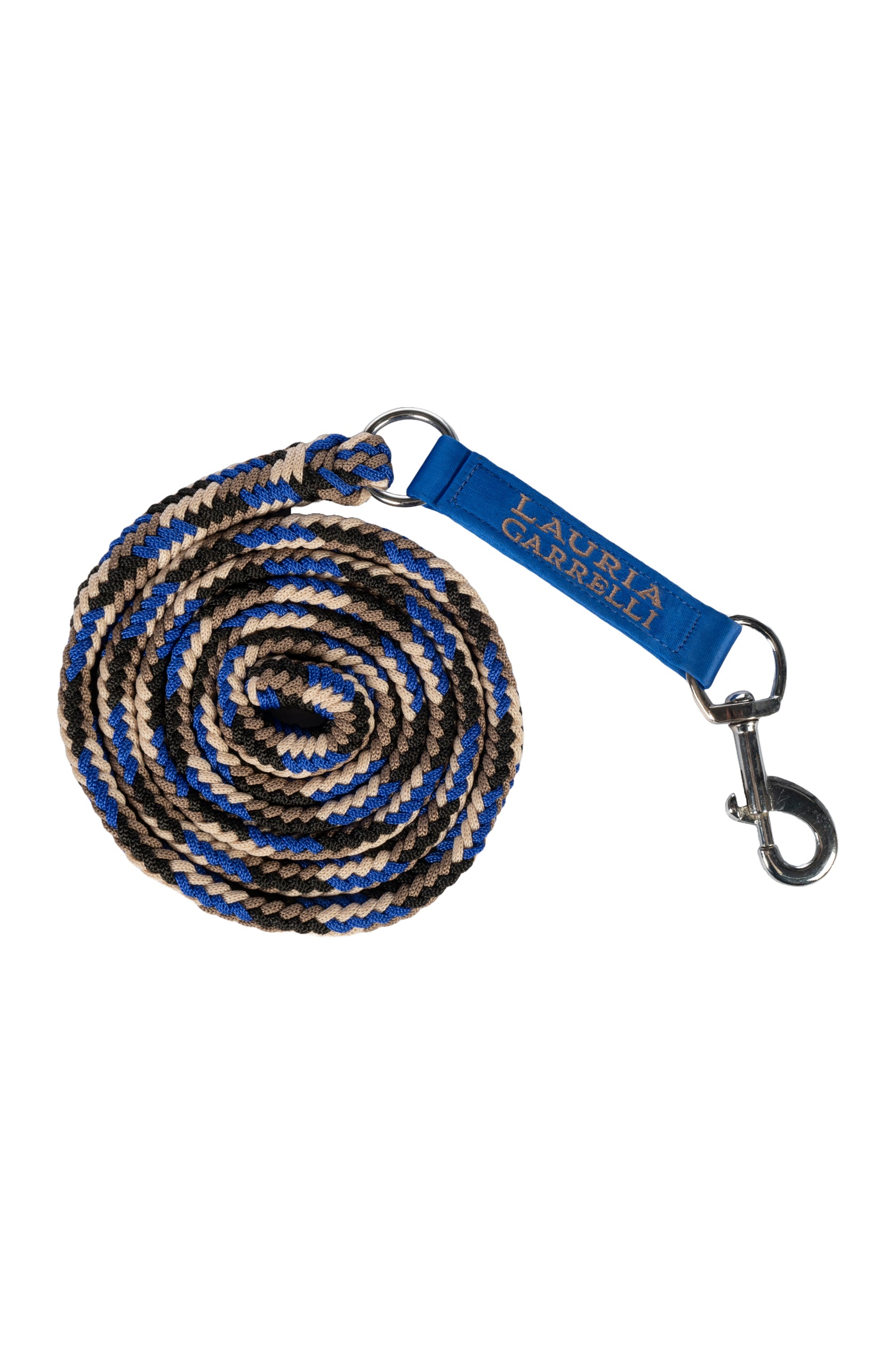 lead rope -amalfi- with snap hook 6500 blue / 180 cm