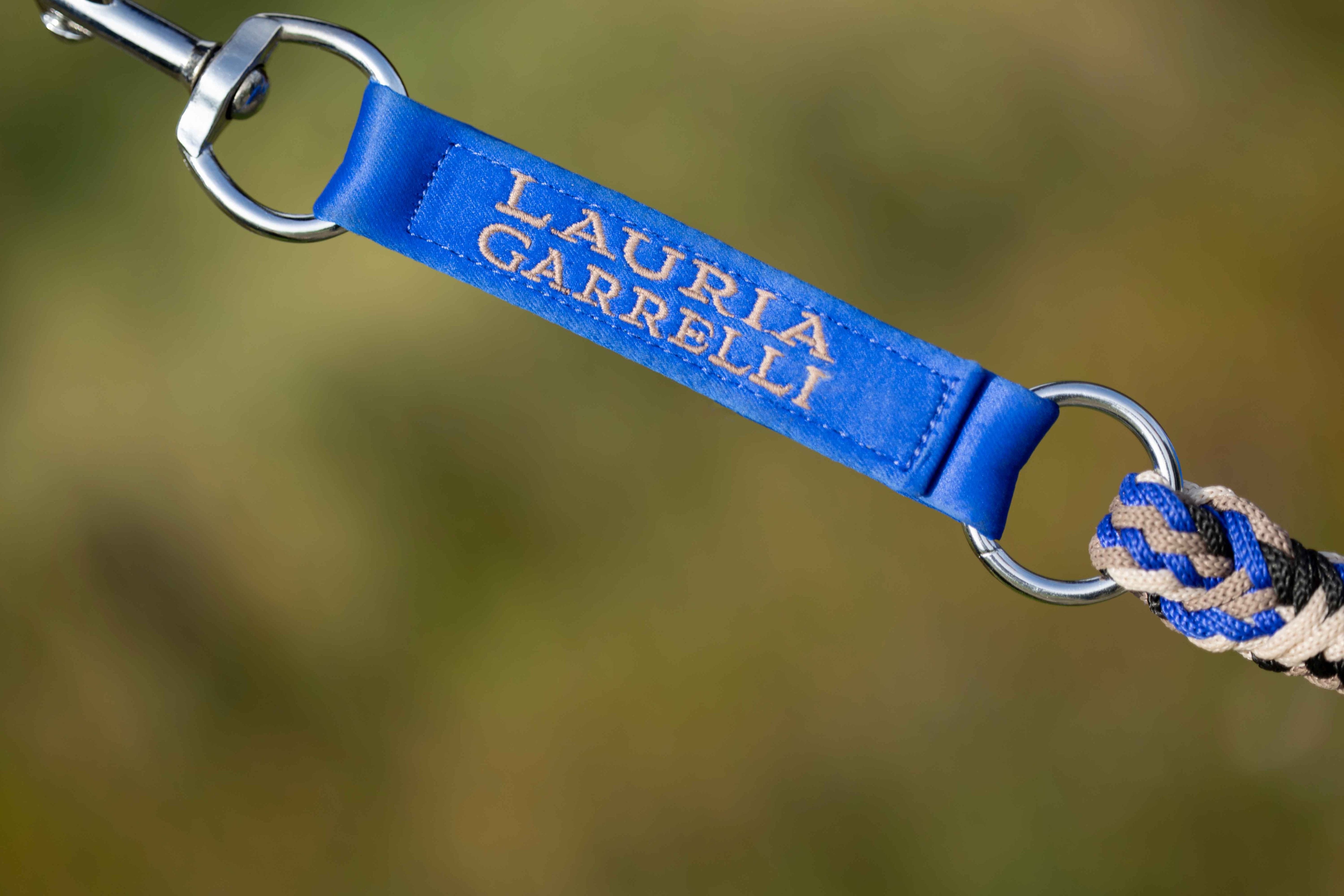 lead rope -amalfi- with snap hook 6500 blue / 180 cm