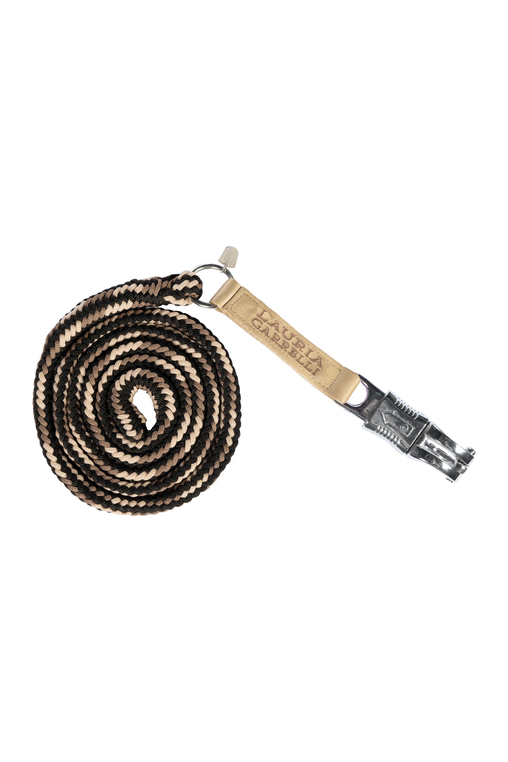 lead rope -amalfi- with panic hook 2500 beige / 180 cm