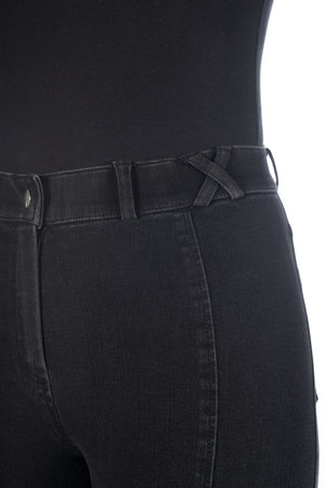 Riding breeches Harbour Island Denim sili. k. p. 9100 black / EU34/UK24/US22