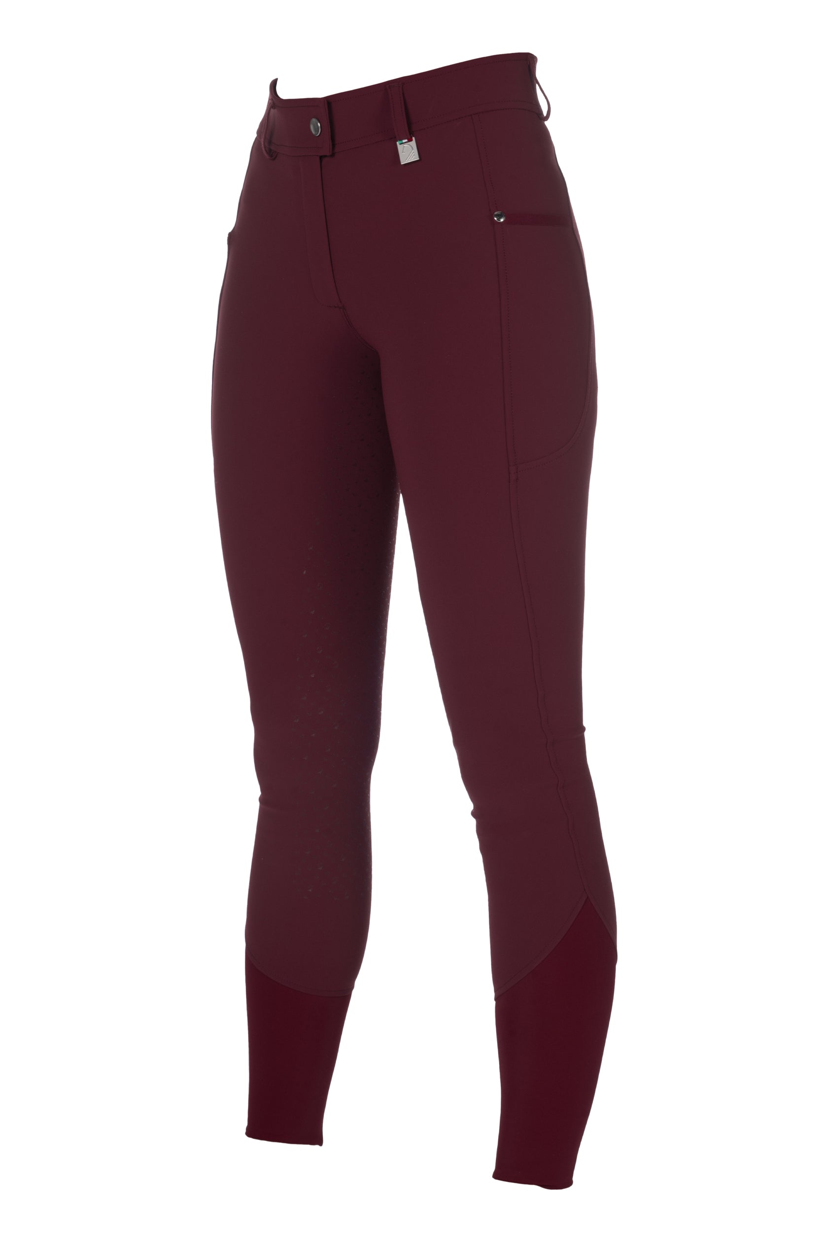 riding breeches -livigno- silicone full seat 3296 bordeaux / EU46/UK36/US34