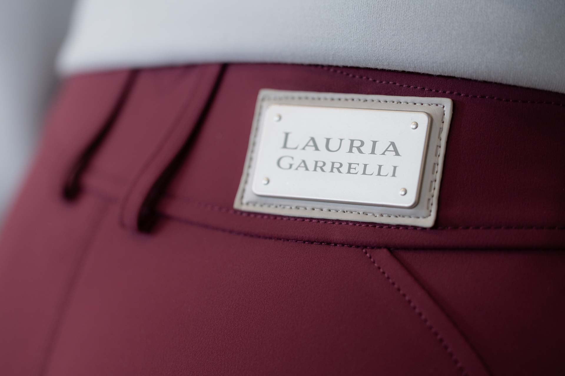 riding breeches -livigno- silicone full seat 3296 bordeaux / EU46/UK36/US34