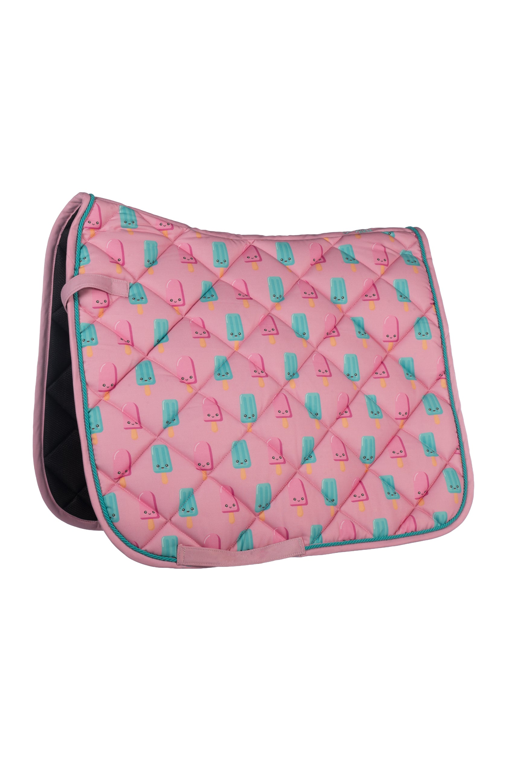 Saddle cloth -Naples- 3952 magenta/aqua / Pony dressage