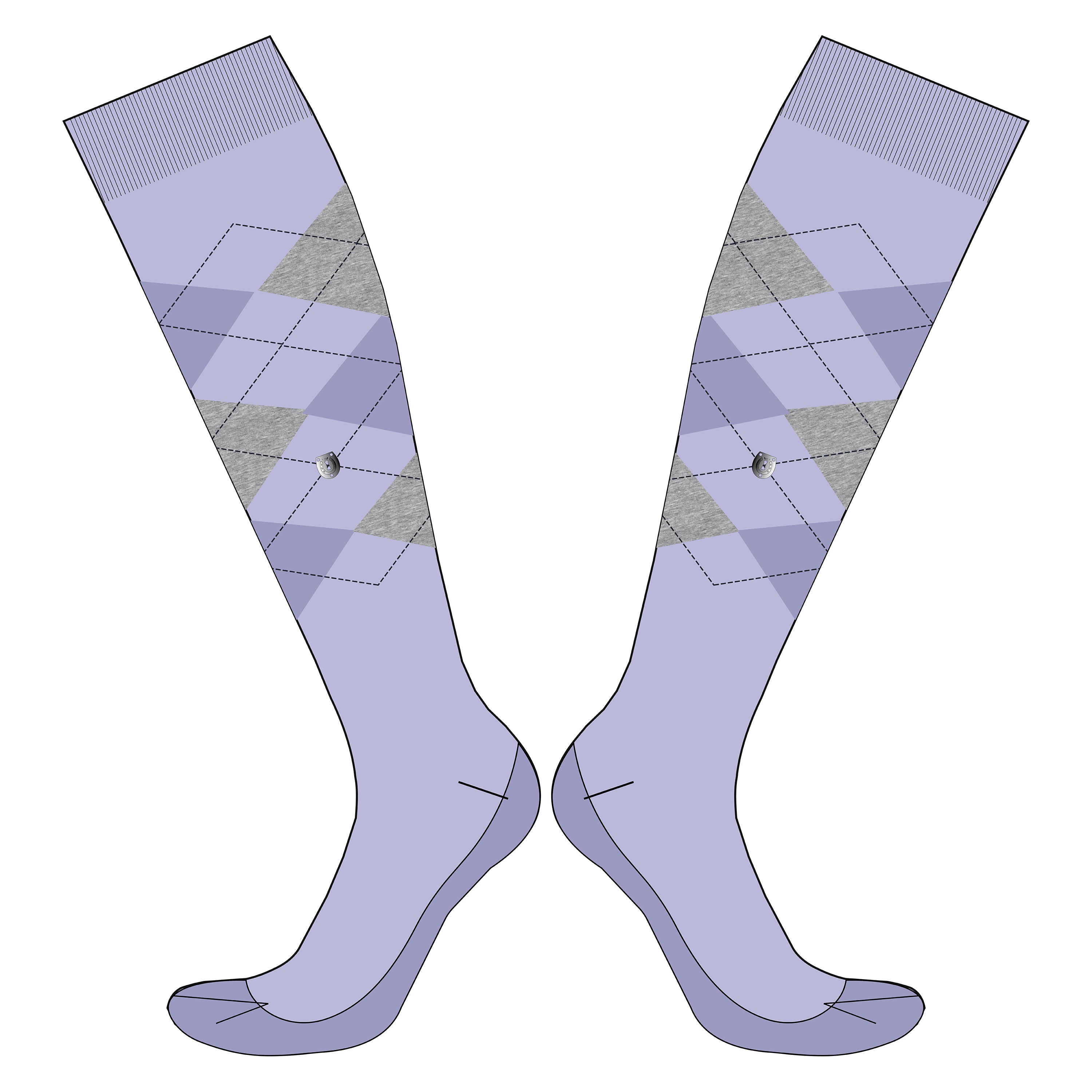 Socks IRHQueen of Diamonds