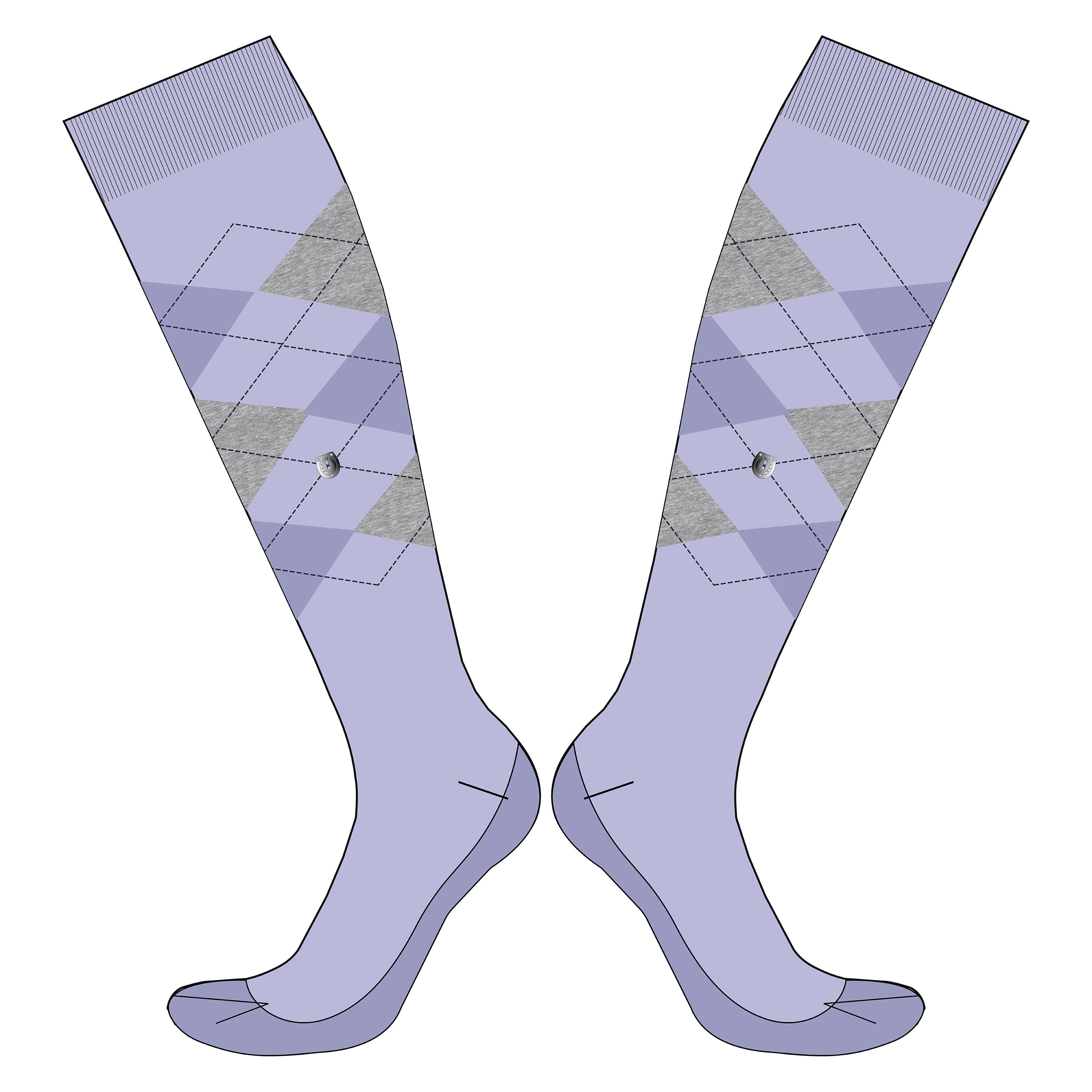 Socks IRHQueen of Diamonds