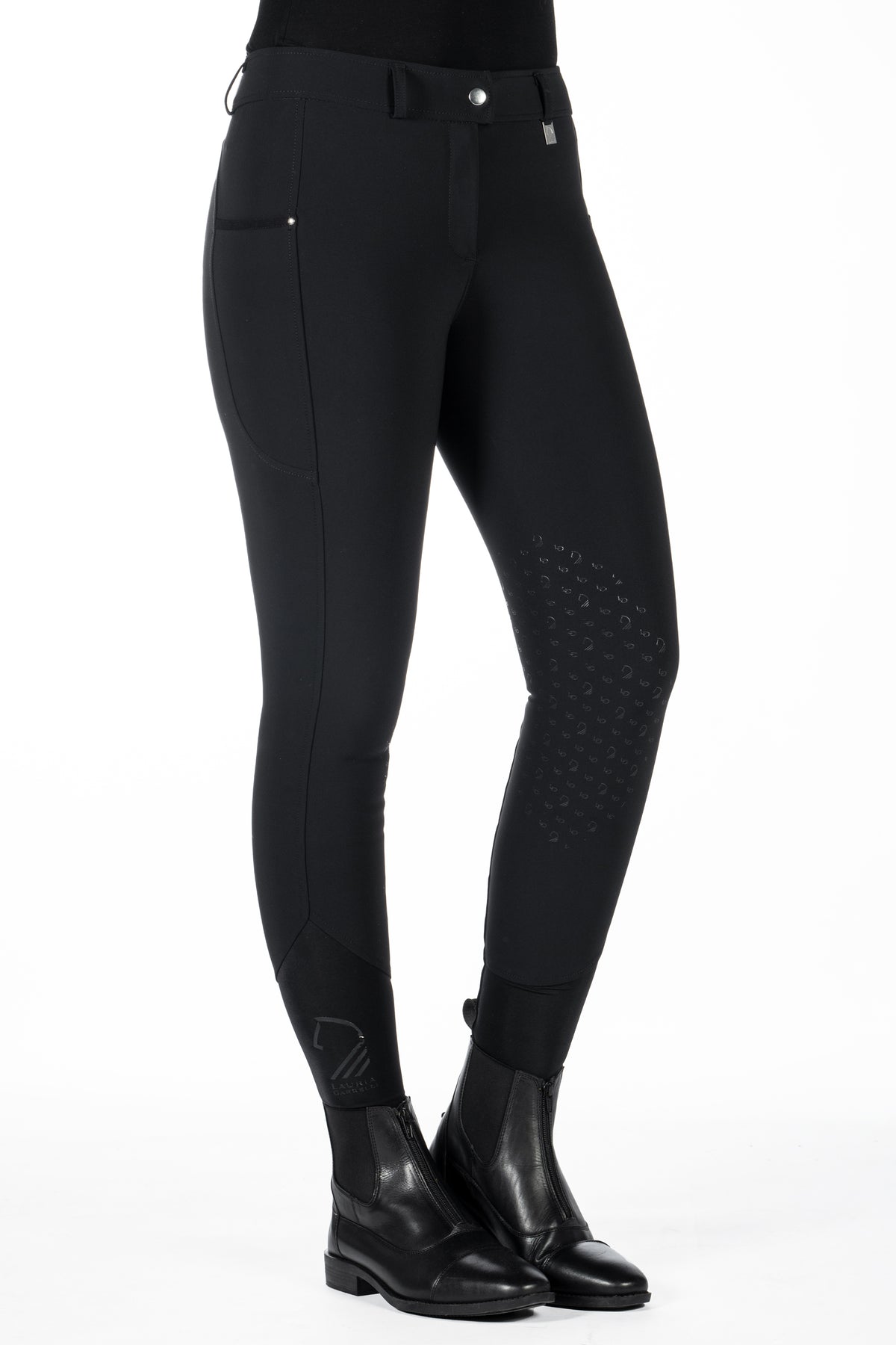 riding breeches -livigno- silicone knee patch