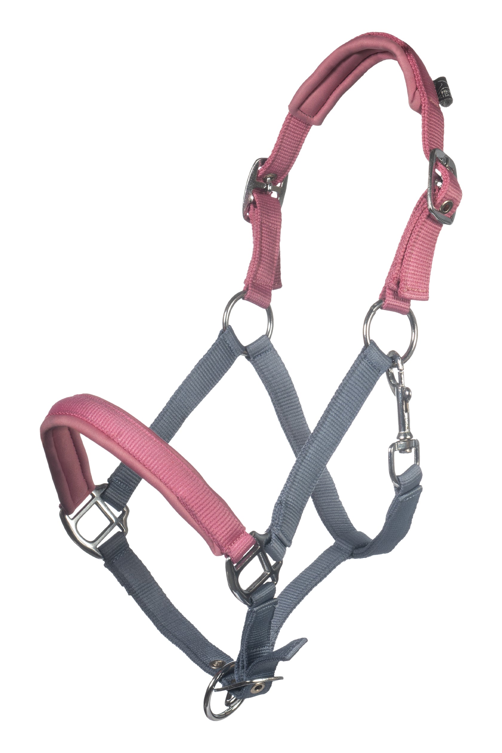 Head collar Barnie 0302 smokey blue/pink / Pony