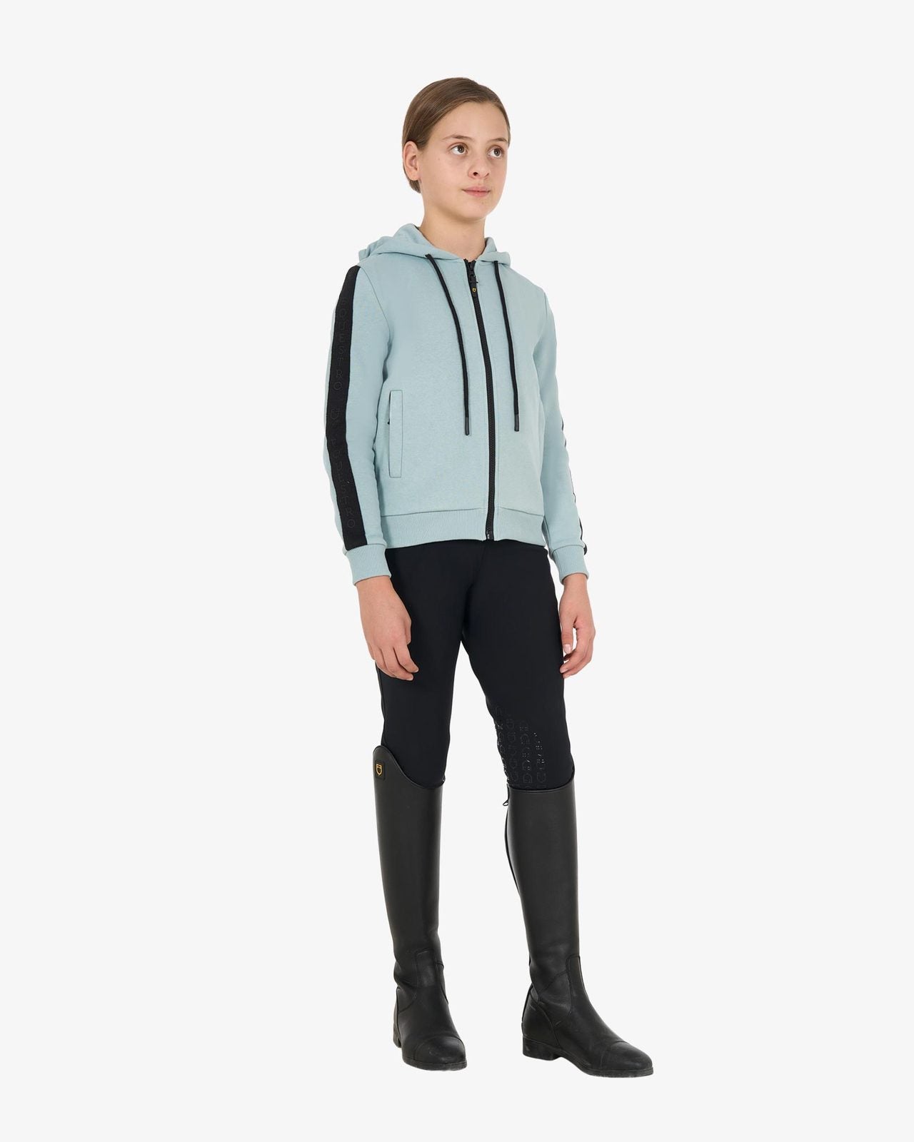 Girls' full zip sweatshirt inner fleece
