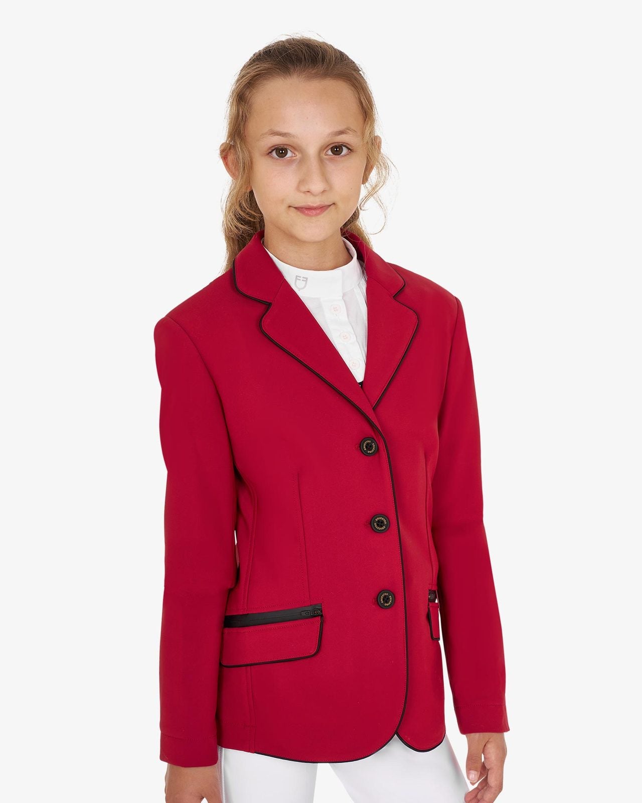 Girls' competition jacket in technical fabric