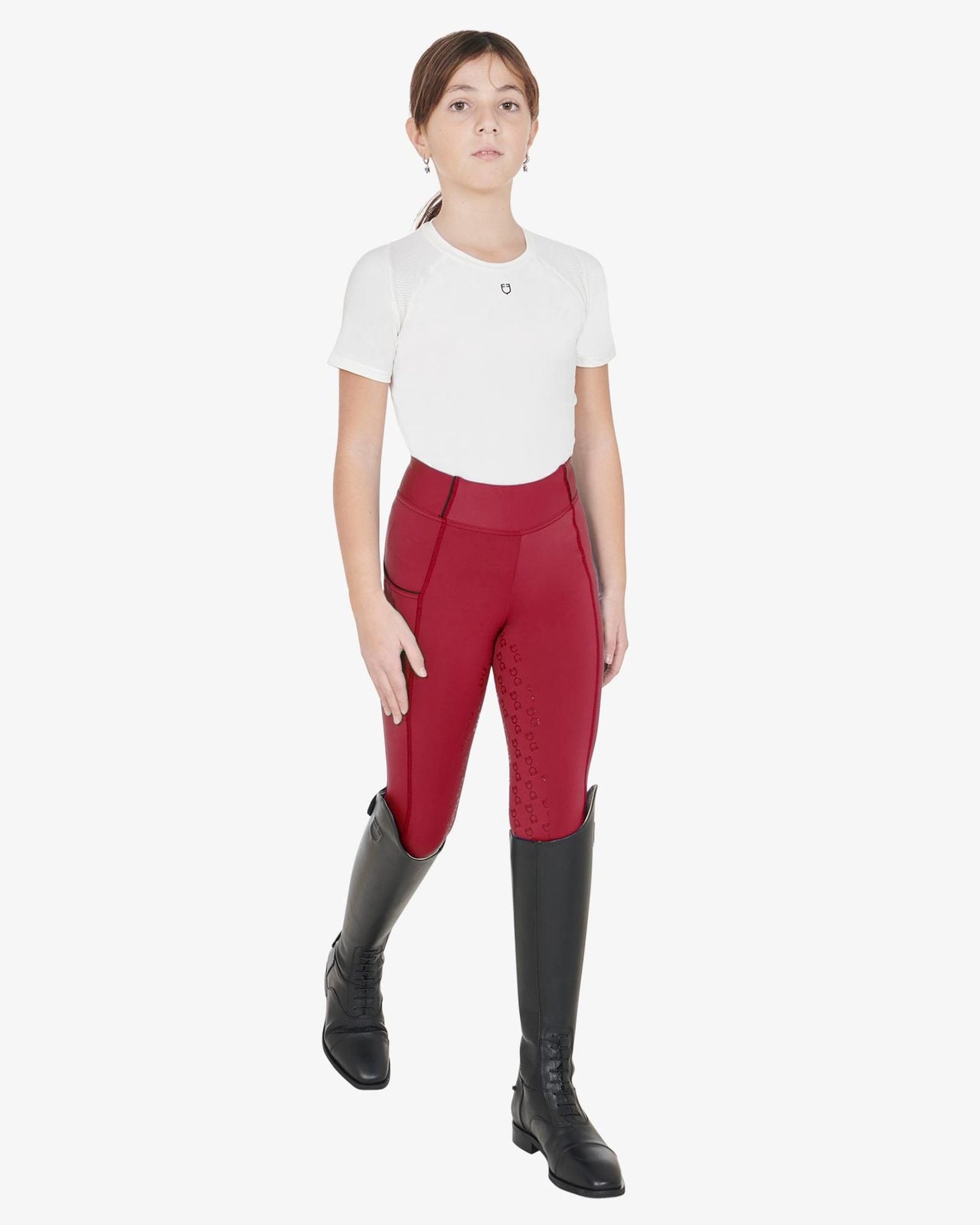 Girls' fleece lining leggings