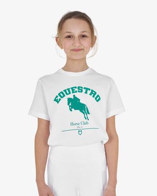 Girls' Jumping Horse Club cotton T-shirt