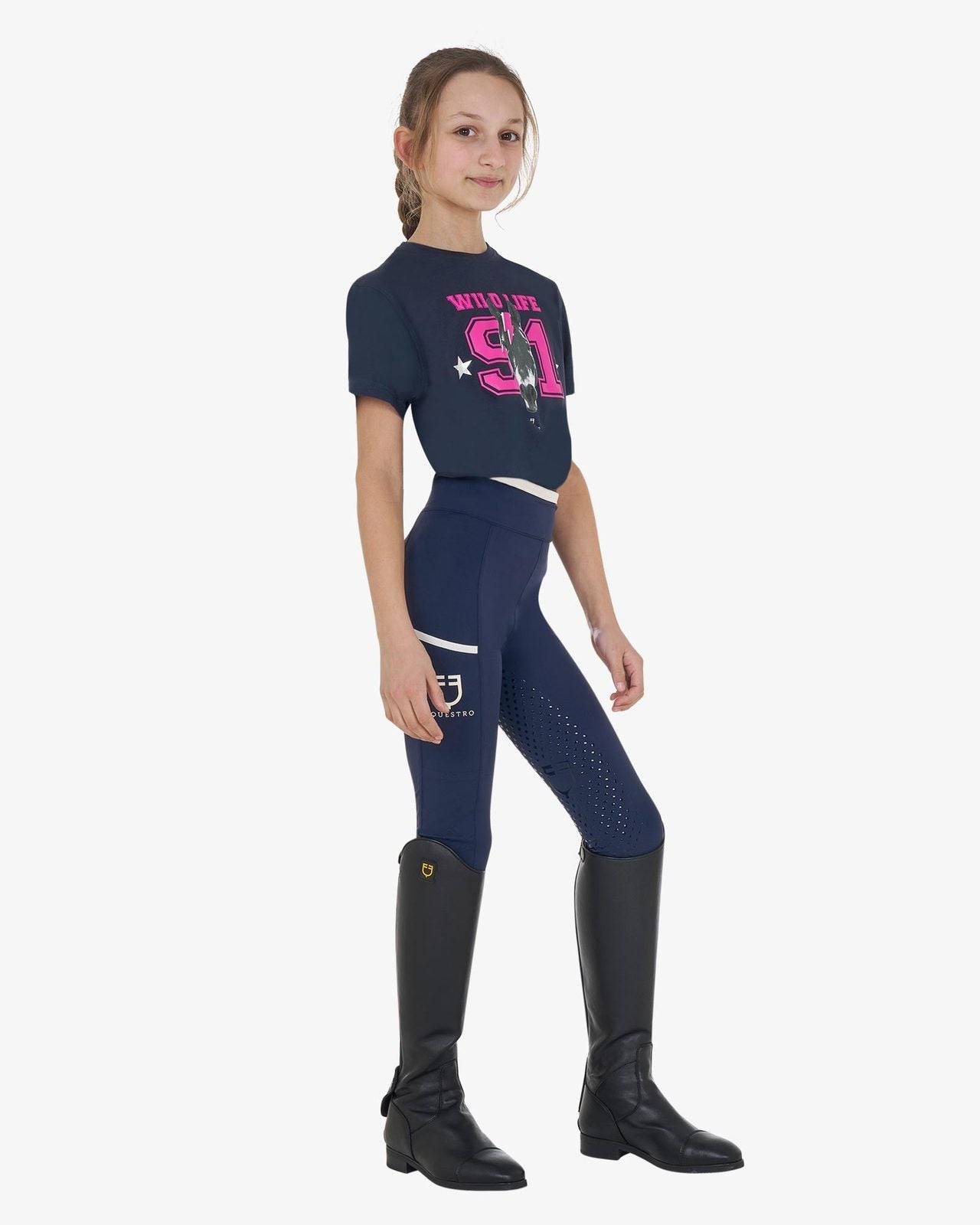 Girls' Wild Life cotton T-shirt with print
