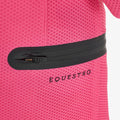 Girls' three-button competition jacket perforated fabric