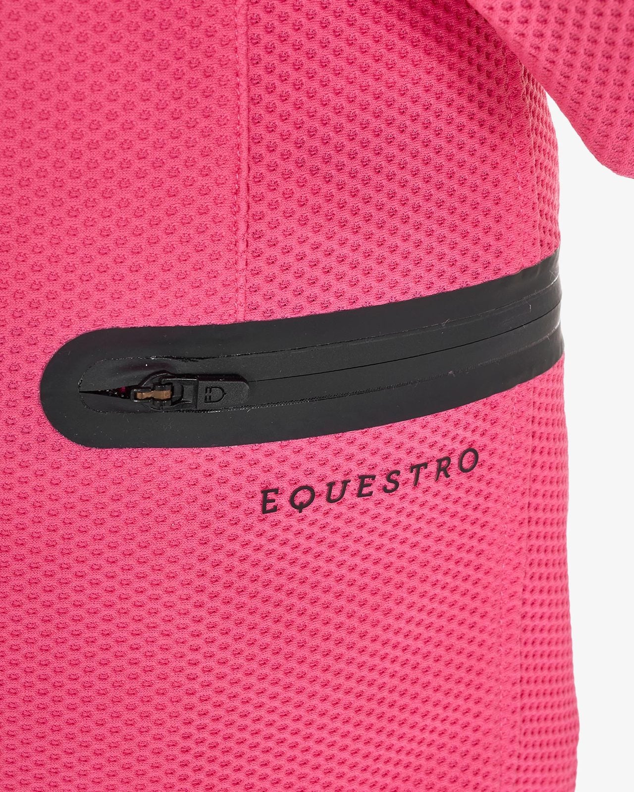 Girls' three-button competition jacket perforated fabric