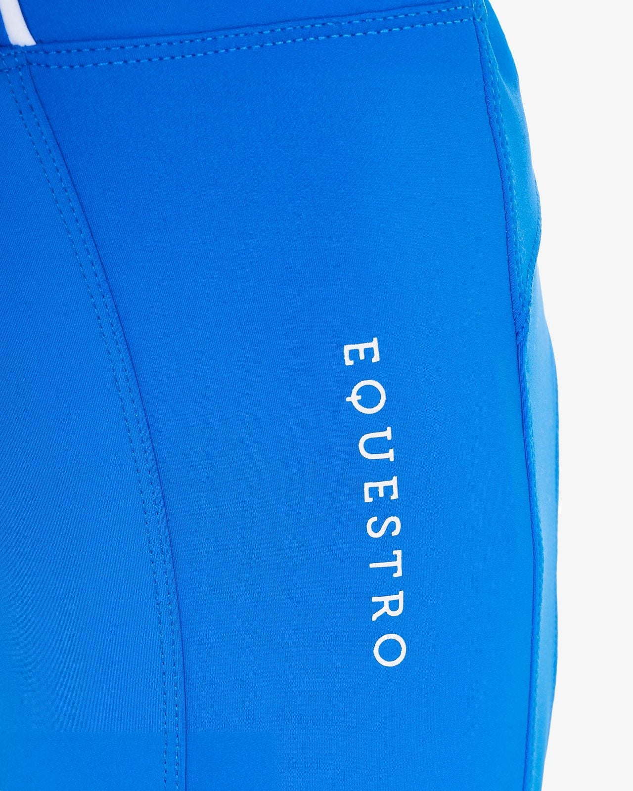 Girls' slim fit full grip leggings Equestro X FISE