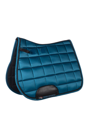 Saddle cloth -Essentials Sportive- Satin 5000 petrol / Pony jumping