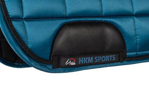 Saddle cloth -Essentials Sportive- Satin 5000 petrol / Pony jumping