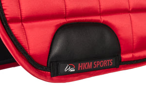 Saddle cloth -Essentials Sportive- Satin 8130 cerise / Pony jumping