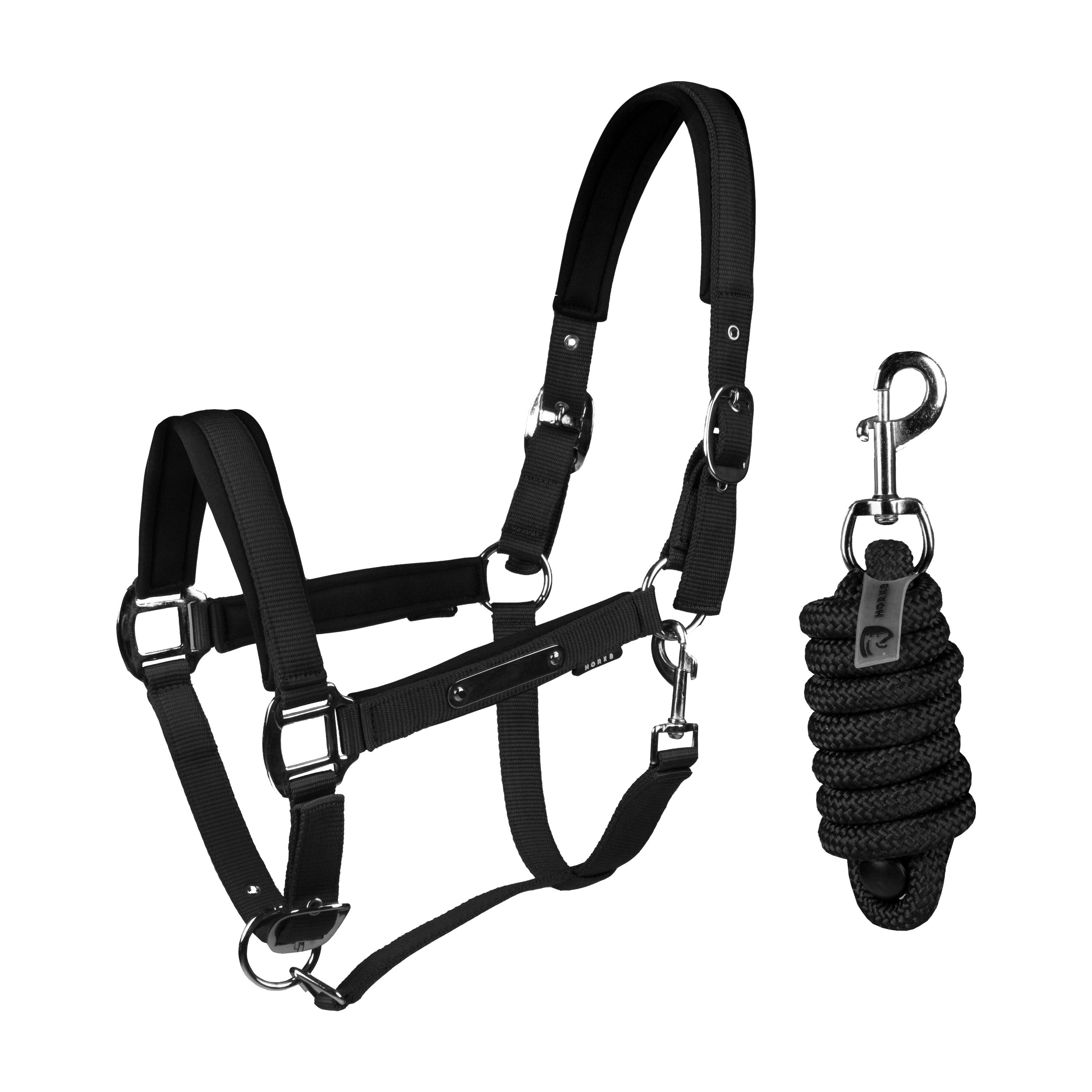 HALTER SET CLASSIC DELIGHT BLACK / PONY
