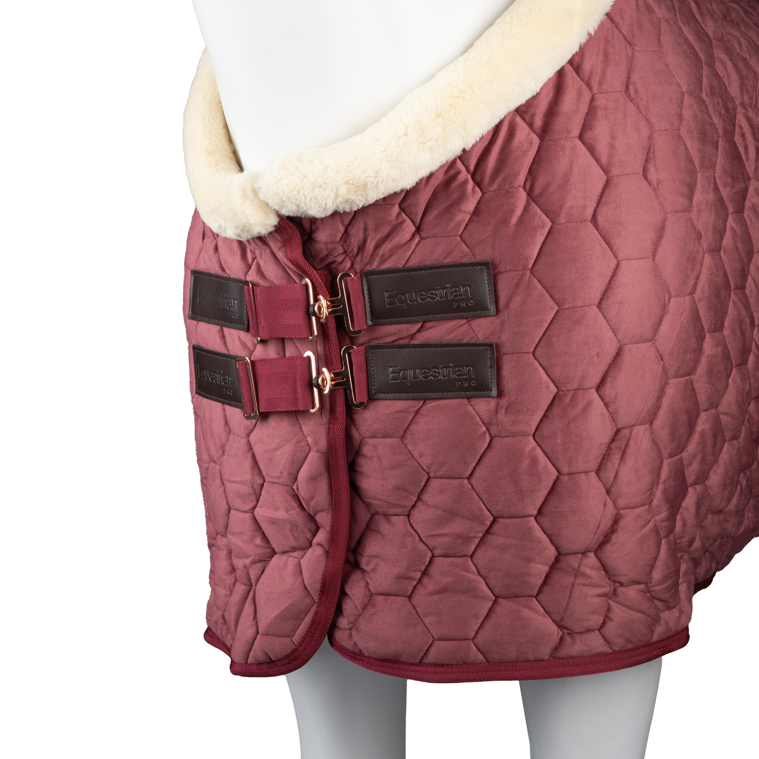 SHOW RUG VELVET DEEP RUBY / 115/165