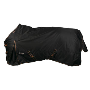 TURNOUT RUG DIME, 600D, 200g BLACK/ROSE / 165/215