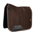 SADDLE PAD DR VELVET DARK CHOCOLATE / PONY