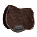 SADDLE PAD CC VELVET DARK CHOCOLATE / PONY
