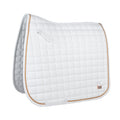 SADDLE PAD DELUXE- DR WHITE/ROSE / PONY